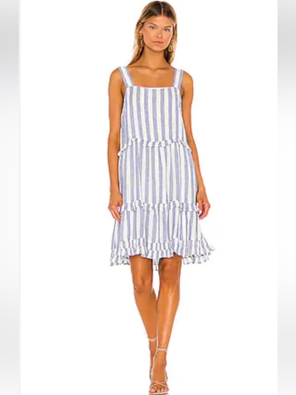 Rails Sandy Mini Dress in Ciel Stripe